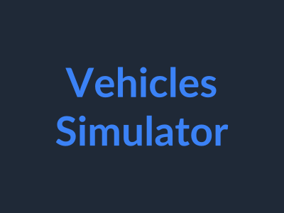 Vehicles Simulator (محاكي القيادة)